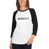 Nashville Classic 3/4 Sleeve Raglan Shirt