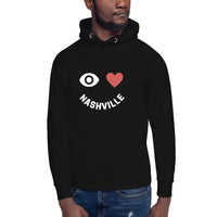 Nashville "Eye Love" Series Premium Unisex Hoodie