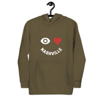 Nashville "Eye Love" Series Premium Unisex Hoodie