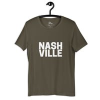 Nashville Stacked Letter Premium Unisex T-Shirt